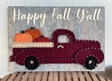 Load image into Gallery viewer, Ready to Ship Pumpkin Truck String Art
