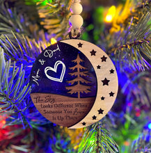 Load image into Gallery viewer, The Sky Looks Different Memorial Christmas Tree Ornament
