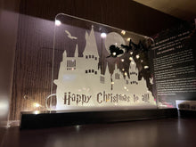 Load image into Gallery viewer, Hogwarts Happy Christmas Plaque
