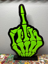 Load image into Gallery viewer, Neon Green Acrylic Skeleton Hand
