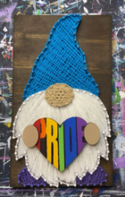 Load image into Gallery viewer, PRIDE Heart Wood Shape - Interchangeable Gnome
