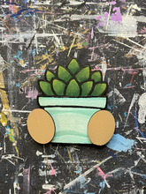 Load image into Gallery viewer, Succulent Wood Shape- Interchangeable Gnome
