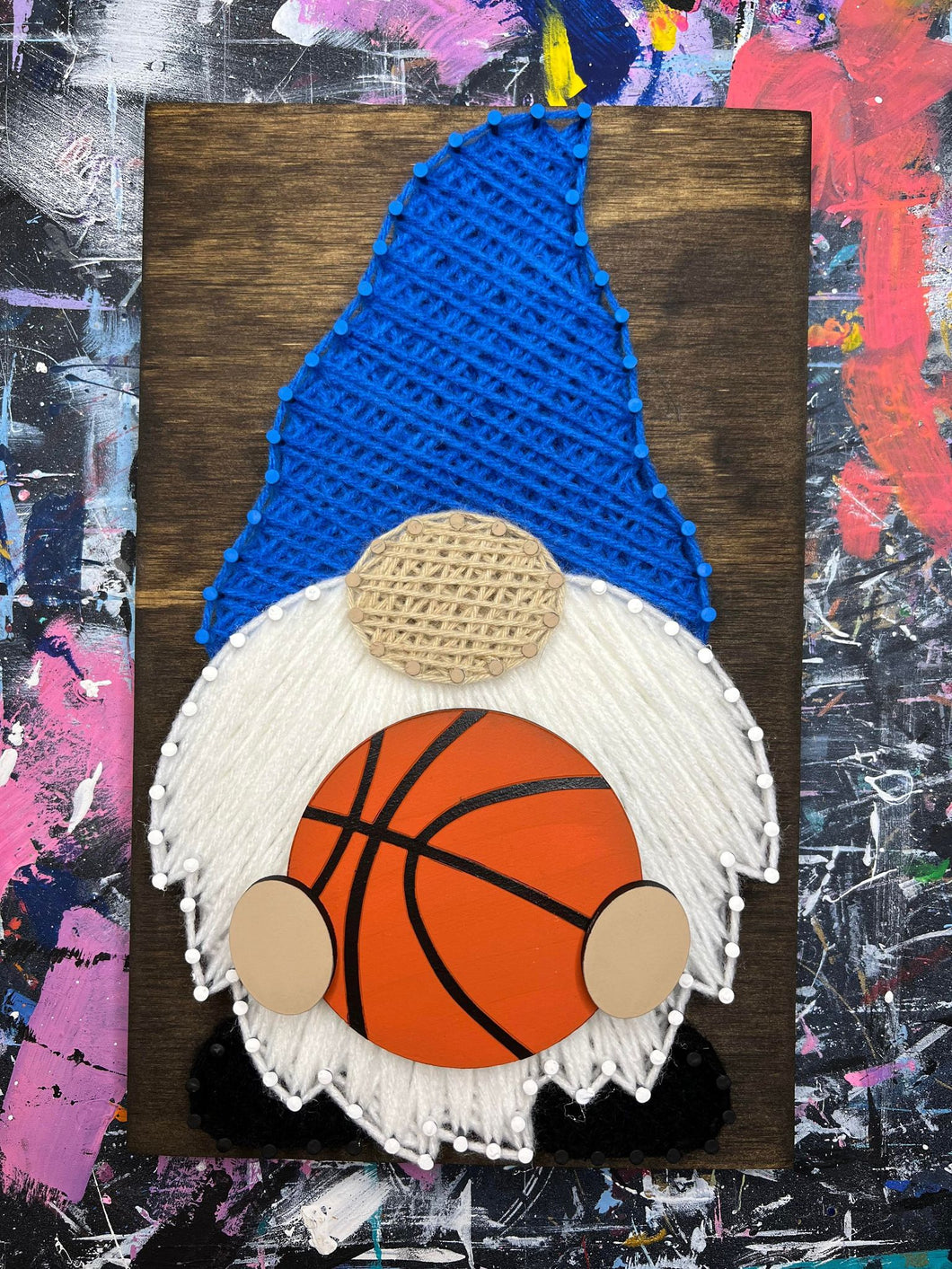 Basketball Wood Shape - Interchangeable Gnome