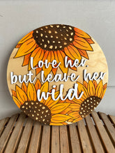 Load image into Gallery viewer, Sunflower Engraved Wood Sign Kit
