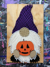 Load image into Gallery viewer, Jack-o-lantern Wood Shape- Interchangeable Gnome
