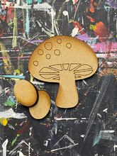 Load image into Gallery viewer, Mushroom Wood Piece - Interchangeable Gnome

